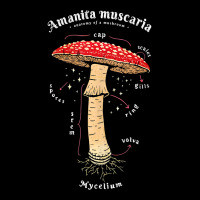 Amanita Muscaria Mushroom Definition Latin Art Tank Top Men's Long Sleeve Pajama Set | Artistshot