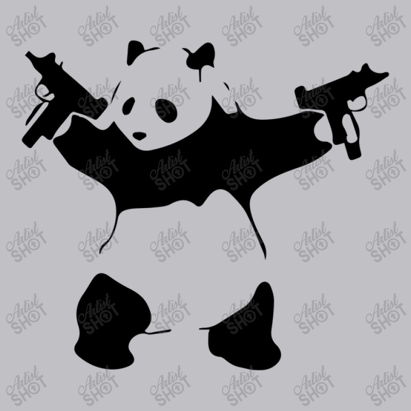 Panda Holding Machine Guns Funny Pocket T-shirt | Artistshot