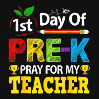 First Day Of Pre K Pray For My Teacher Back To School Baby Beanies | Artistshot