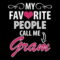 My Favorite People Call Me Gram V-neck Tee | Artistshot
