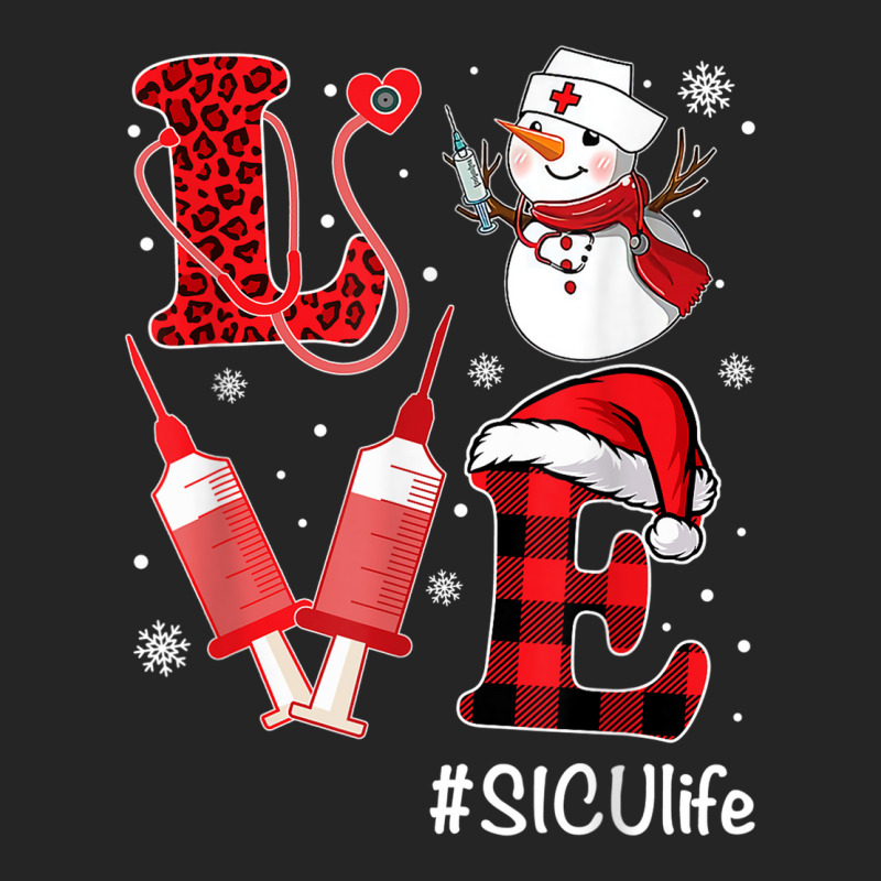 Love Nurse Life Shirt Snowman Syringe Sicu Nurse Christmas Unisex Hoodie | Artistshot