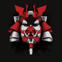 Mask Geisha Angry Devil Scorecard Crop Tee | Artistshot