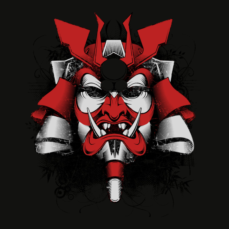 Mask Geisha Angry Devil Scorecard Crop Tee by turgongon | Artistshot