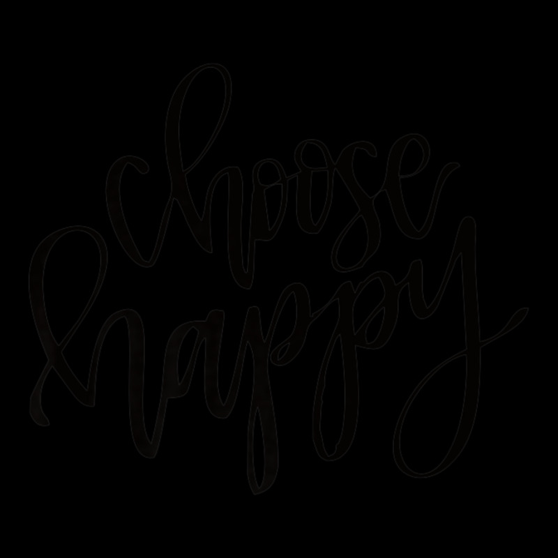 Choose Happy Quote Inspiring Quote Adjustable Cap by cm-arts | Artistshot