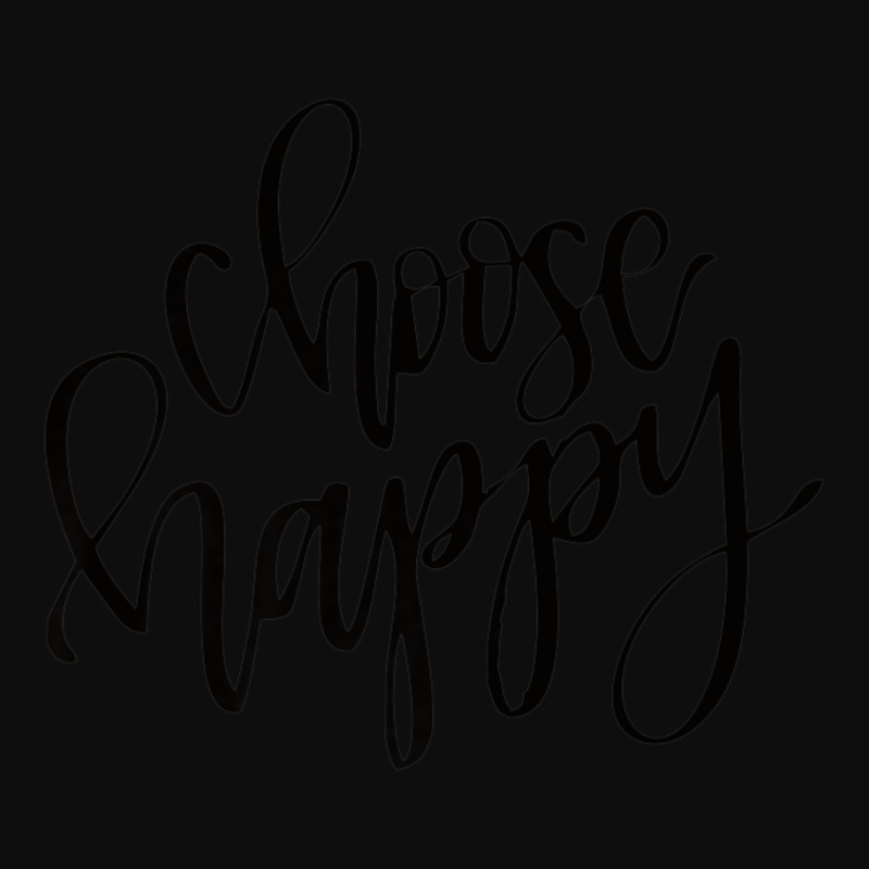 Choose Happy Quote Inspiring Quote Crop Top by cm-arts | Artistshot