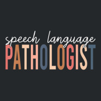 Speech Language Pathologist Slp Speech Therapy Pathology Crewneck Sweatshirt | Artistshot