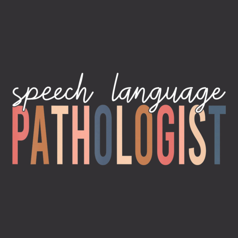 Speech Language Pathologist Slp Speech Therapy Pathology Vintage Hoodie | Artistshot