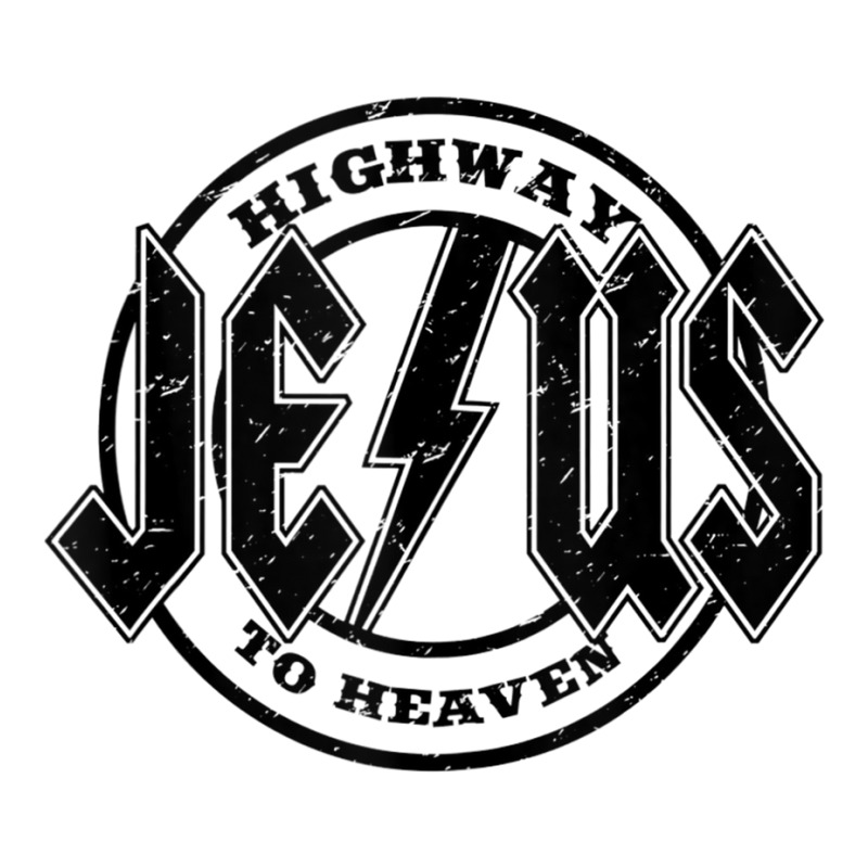 Jesus Highway To Heaven Lightning Bolt Christian Religious Tank Top 