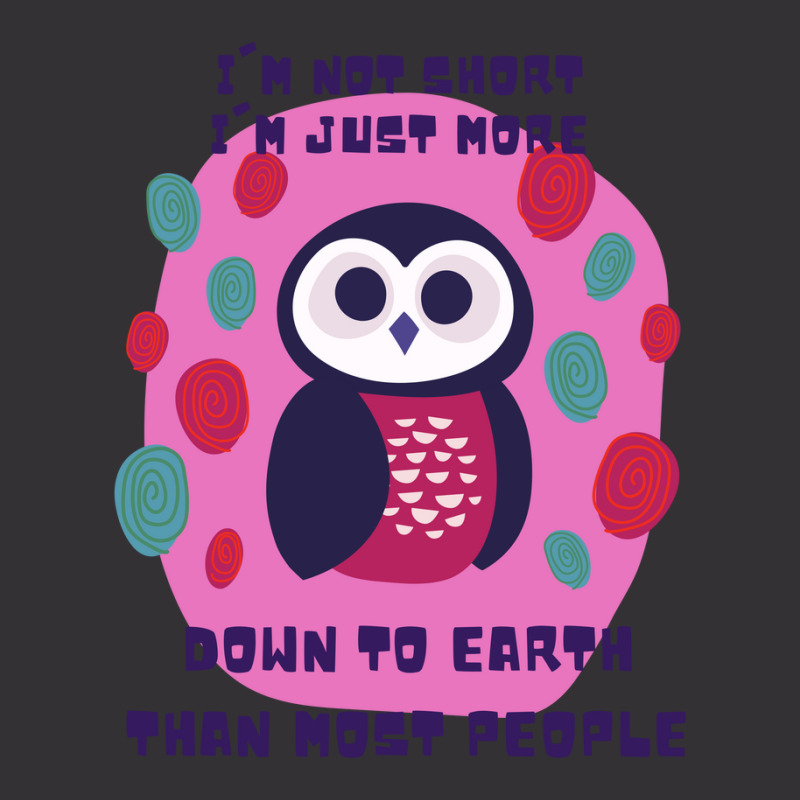 Funny Owl Pun Not Short Vintage Hoodie | Artistshot