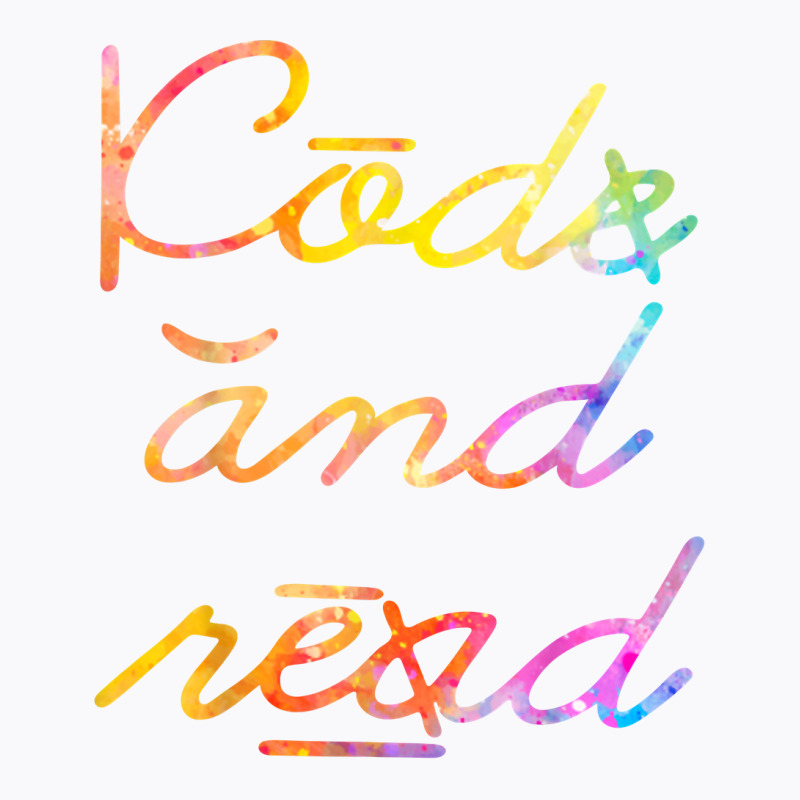 Code And Read Dyslexia Awareness T Shirt T-Shirt by cm-arts | Artistshot