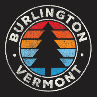 Burlington Vermont Vt Vintage Graphic Retro 70s T Shirt T-shirt | Artistshot