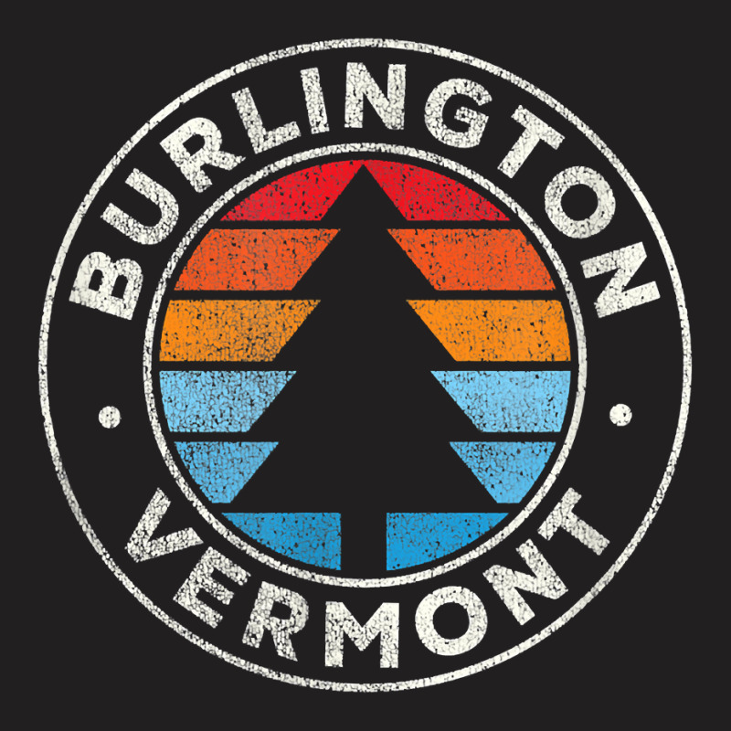 Burlington Vermont Vt Vintage Graphic Retro 70s T Shirt T-shirt | Artistshot