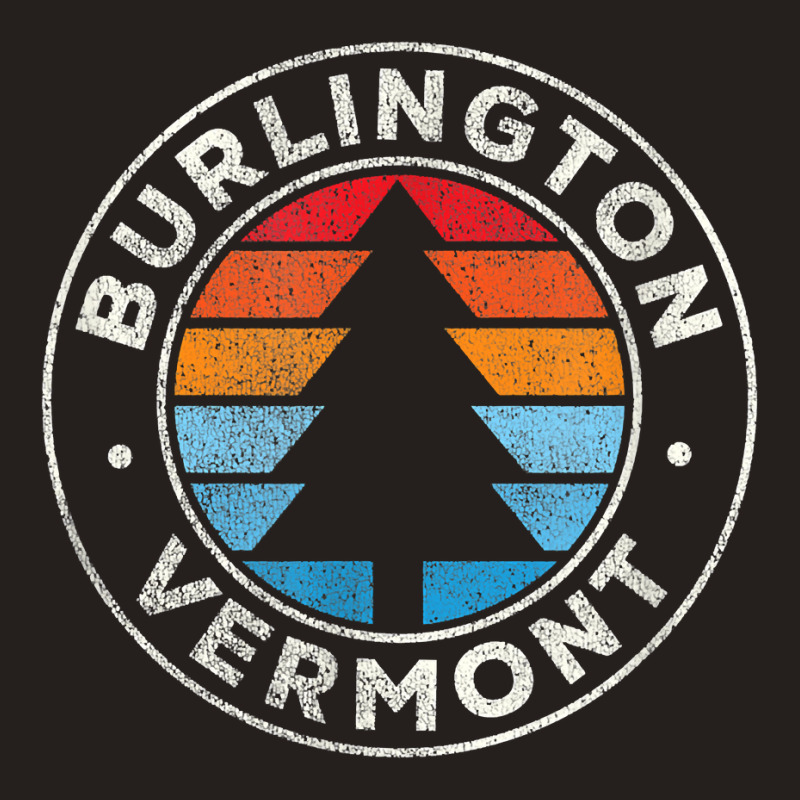 Burlington Vermont Vt Vintage Graphic Retro 70s T Shirt Tank Top | Artistshot