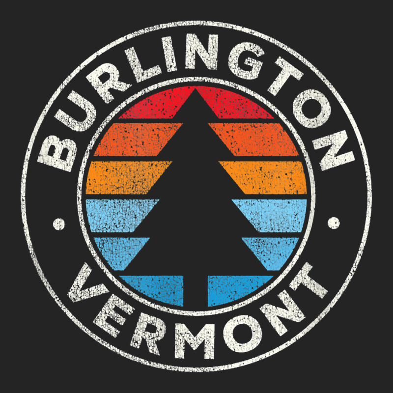 Burlington Vermont Vt Vintage Graphic Retro 70s T Shirt 3/4 Sleeve Shirt | Artistshot