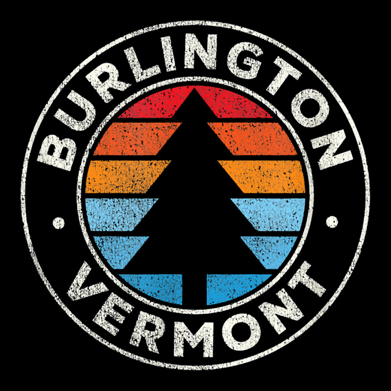 Burlington Vermont Vt Vintage Graphic Retro 70s T Shirt Zipper Hoodie | Artistshot