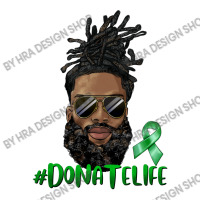 Black Man With Locs Bun Donate Life Baby Bodysuit | Artistshot