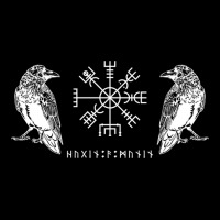 Vegvisir Ravens Odin's Hugin And Munin Sweatshirt Maternity Scoop Neck T-shirt | Artistshot