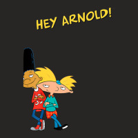 Hey Arnold Arnold And Gerald Ladies Fitted T-shirt | Artistshot