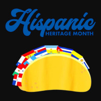 Mexican Taco Full Of Hispanic Countries- Hispanic Heritage Month - Lat Crop Top | Artistshot