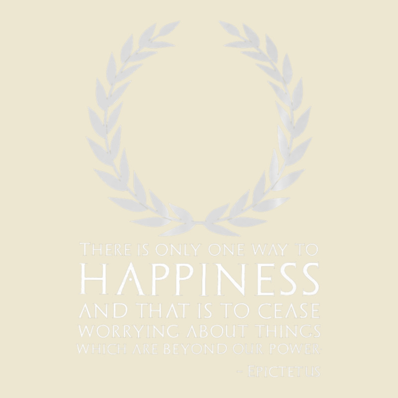 Classical Greek Stoic Philosophy Epictetus Quote Happiness Cropped Hoodie by cm-arts | Artistshot