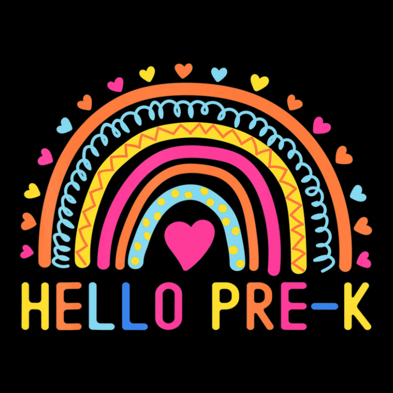 Hello Pre-k Rainbow Preschool Teachers Kids Back To School Pocket T-shirt | Artistshot