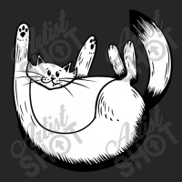 Inktober Day 16 Fat   Foofee The Cat New Ladies Fitted T-shirt | Artistshot