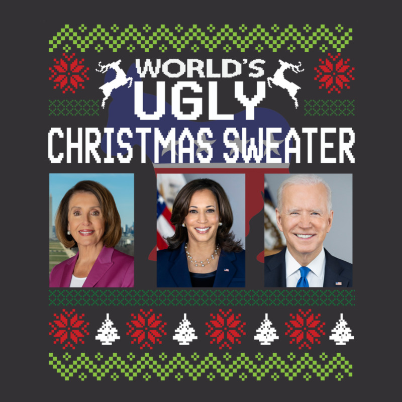 World's Ugly Pelosi Kamala Joe Biden Christmas Sweater Sweatshirt Vintage Short | Artistshot