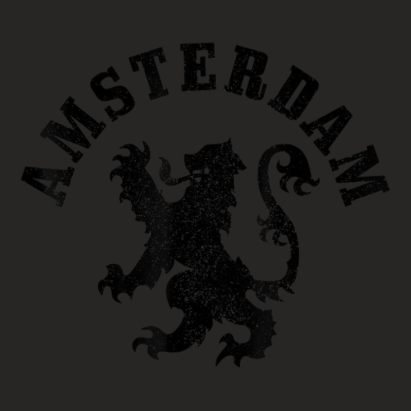 Amsterdam Netherlands Lion Dutch Holland Vintage Amsterdam Copy Ladies Fitted T-Shirt by JustinStringer | Artistshot