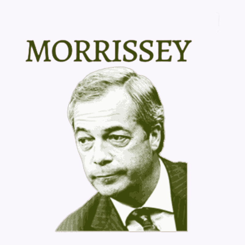 Morrissey Nigel Farage Parody Design Tank Top by XerxesPrice | Artistshot