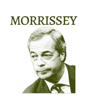 Morrissey Nigel Farage Parody Design Zipper Hoodie | Artistshot