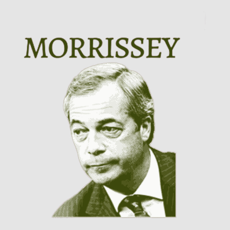 Morrissey Nigel Farage Parody Design Exclusive T-shirt by XerxesPrice | Artistshot