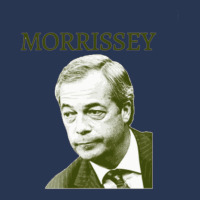 Morrissey Nigel Farage Parody Design Ladies Denim Jacket | Artistshot