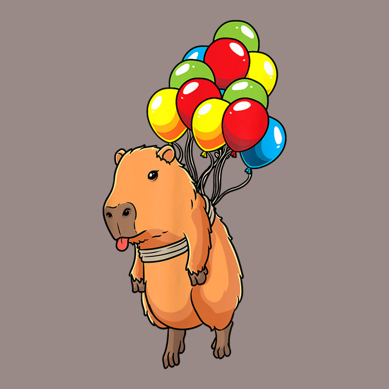 Capybara Giant Cavy Rodent With Balloons Capybara T Shirt Vintage T-shirt | Artistshot