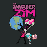 Invader Zim Holding World Women's Triblend Scoop T-shirt | Artistshot