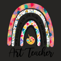 Art Teacher Rainbow Caring Dedicated Loving Vintage Ladies Fitted T-shirt | Artistshot