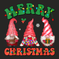 Cute Gnomes Merry Christmas Light Family Gnome Xmas Matching T Shirt Ladies Fitted T-shirt | Artistshot