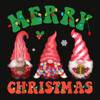 Cute Gnomes Merry Christmas Light Family Gnome Xmas Matching T Shirt Scorecard Crop Tee | Artistshot