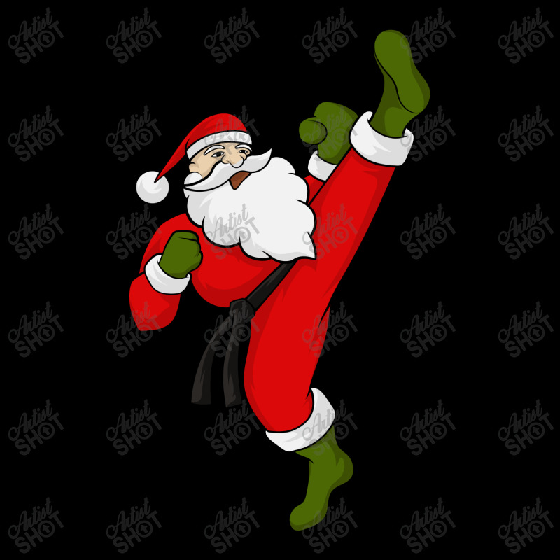 Santa Claus Christmas Taekwondo Fleece Short | Artistshot