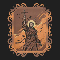 St Francis Of Assisi Art Patron Saint Of Animals Catholic Premium T Sh Ladies Polo Shirt | Artistshot