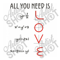 All You Need Is Love Equations Portrait Canvas Print | Artistshot