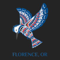 Womens Florence Oregon Native American Indian Kingfisher Bird V Neck T 3/4 Sleeve Shirt | Artistshot