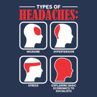 Types Of Headaches Explaining Basic Economics Pro Capitalism Sweatshir Men Denim Jacket | Artistshot