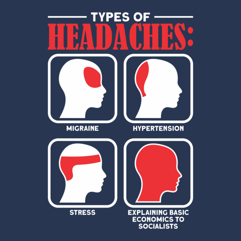 Types Of Headaches Explaining Basic Economics Pro Capitalism Sweatshir Men Denim Jacket by cm-arts | Artistshot