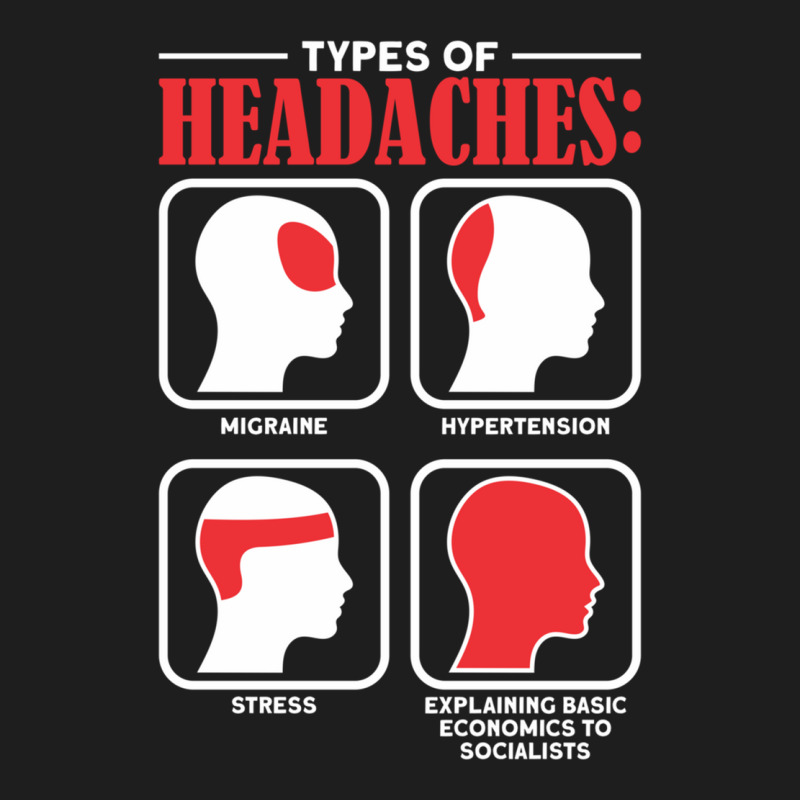 Types Of Headaches Explaining Basic Economics Pro Capitalism Sweatshir Classic T-shirt by cm-arts | Artistshot