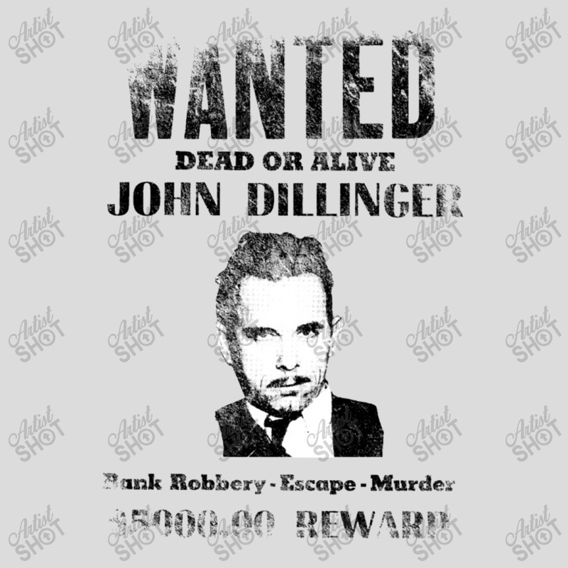 Wanted Poster John Dillinger, Distressed   Wanted Men's Polo Shirt | Artistshot