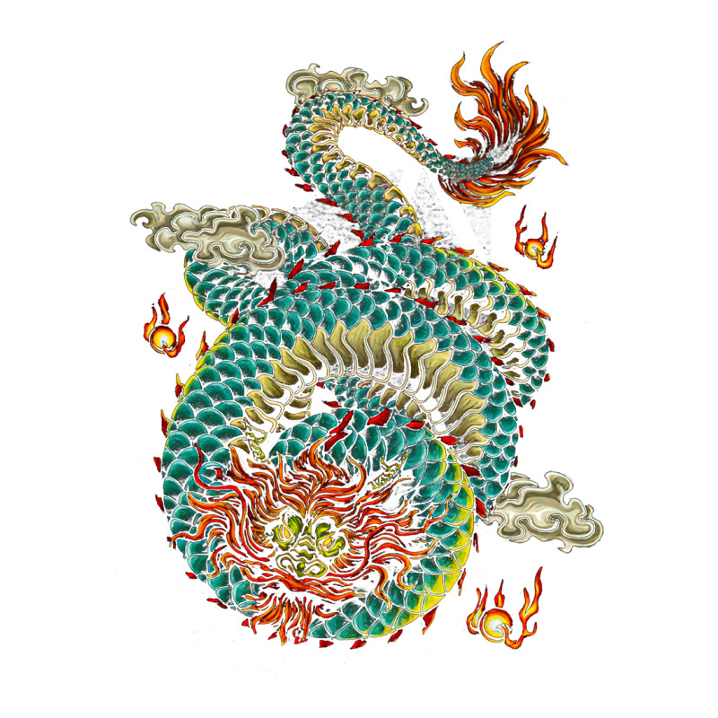 Chinese Dragon, Oriental Vintage, Symbolic, East Asian Culture, Japane Sticker | Artistshot