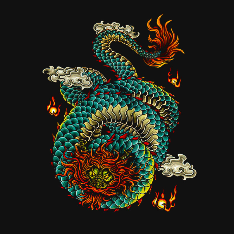 Chinese Dragon, Oriental Vintage, Symbolic, East Asian Culture, Japane Shield Patch | Artistshot