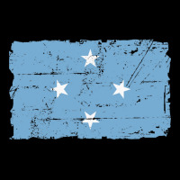 Flag Of Micronesia - Vintage Look - Banner V-neck Tee | Artistshot