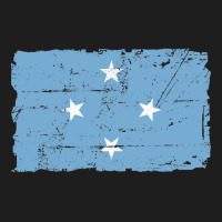 Flag Of Micronesia - Vintage Look - Banner Classic T-shirt | Artistshot