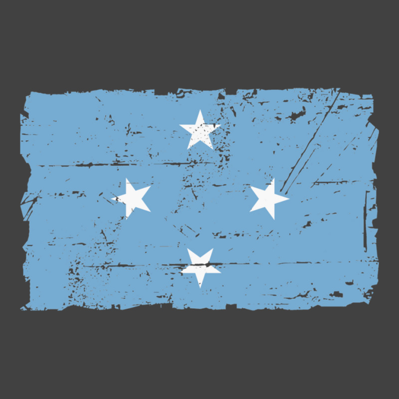 Flag Of Micronesia - Vintage Look - Banner Vintage T-Shirt by cm-arts | Artistshot